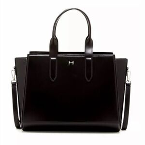 New Halston Heritage East West Satchel Purse Bag Authentic